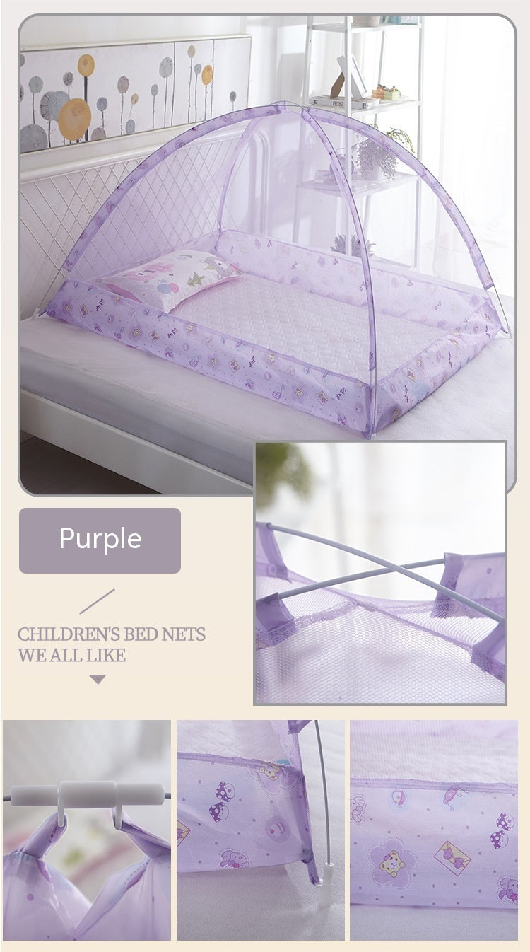 Children's Mosquito Net | Bottomless Foldable Magic Installation-free Yurt Mosquito Net