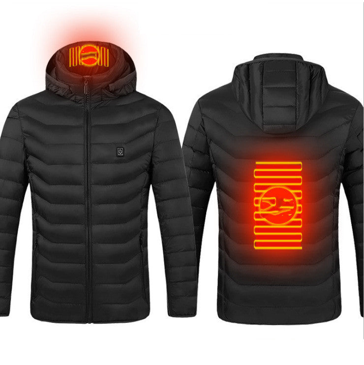 New Heated USB Electric Jacket | Cotton Coat Heater | Thermal Clothing Heating