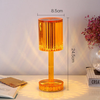 Crystal Table Lamp | Decoration Diamond Romantic Warm LED For Home Decor