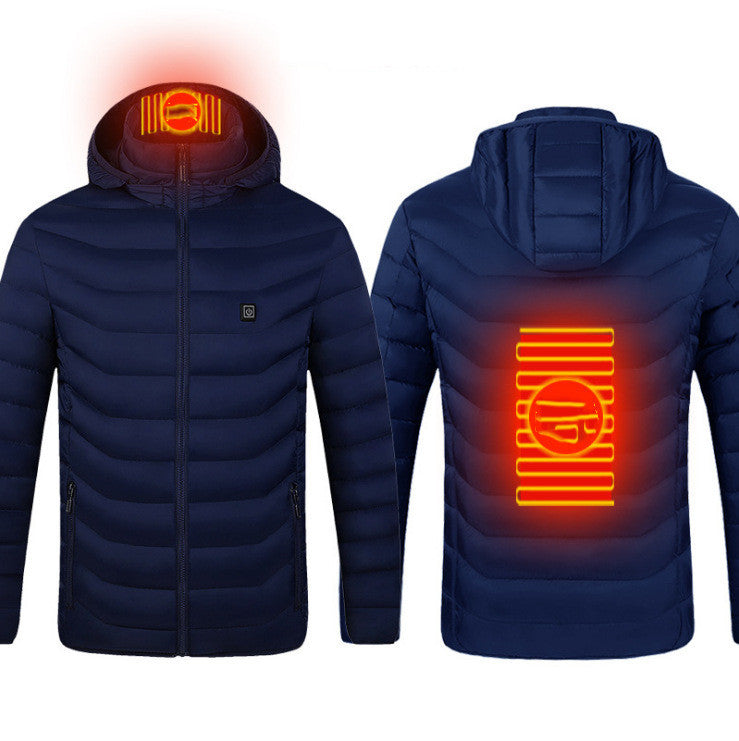 New Heated USB Electric Jacket | Cotton Coat Heater | Thermal Clothing Heating