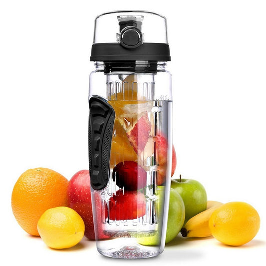 Water Fruit Bottle With Infuser Juice Shaker Drink Bottle | BPA Free Plastic