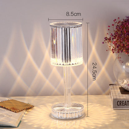 Crystal Table Lamp | Decoration Diamond Romantic Warm LED For Home Decor