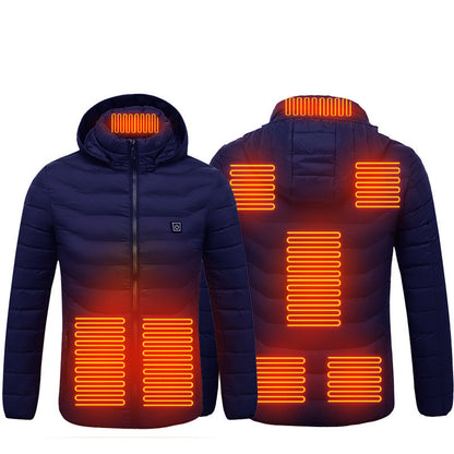 New Heated USB Electric Jacket | Cotton Coat Heater | Thermal Clothing Heating