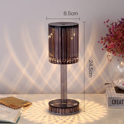 Crystal Table Lamp | Decoration Diamond Romantic Warm LED For Home Decor