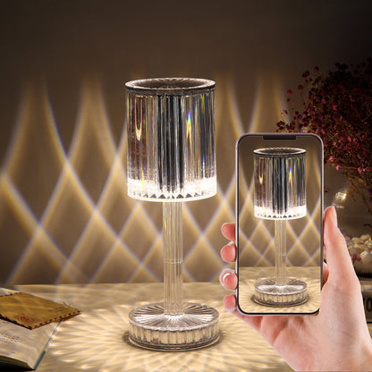 Crystal Table Lamp | Decoration Diamond Romantic Warm LED For Home Decor