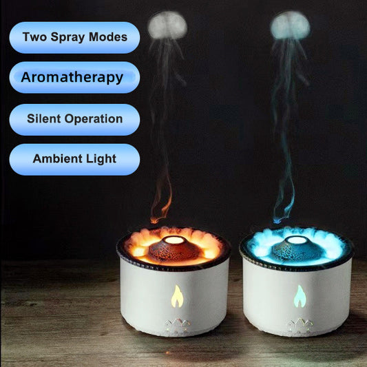 Creative Ultrasonic Essential Oil Humidifier Volcano Aromatherapy Machine Spray